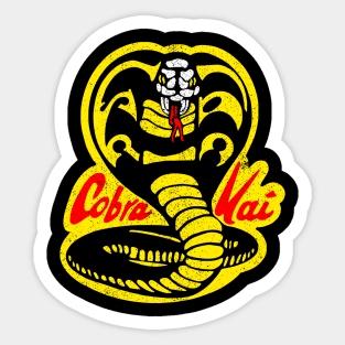 Cobra Kai ✅ Strike First - Strike Hard Sticker